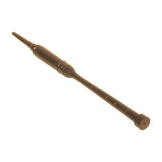 PRACTICE CHANTER BLACK ROSEWOOD 19 LONG KEY B FLAT 1 REED INCLUDED