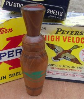 Vintage Duck Call Hambone Lonoke Arkansas Wooden