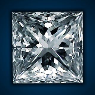 Carat Loose Diamond 1 2ct G VS2 One CTW Princess Cut One Stone One