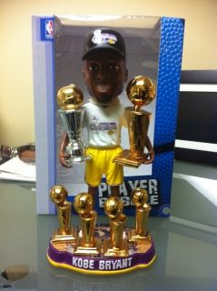 Kobe Bryant Los Angeles Lakers 2010 NBA Finals MVP 5X Champ Bobblehead