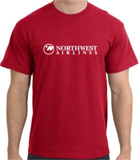 Northwest Airlines Retro Logo US Airline T Shirt
