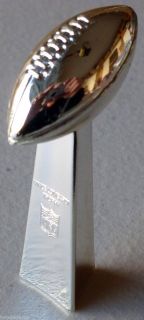 Vince Lombardi mini TROPHY   NFL logo Super Bowl Starting Lineup
