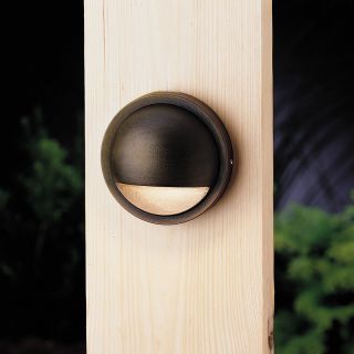  Brass Half Moon Low Voltage Deck Patio Light from the Six Groove
