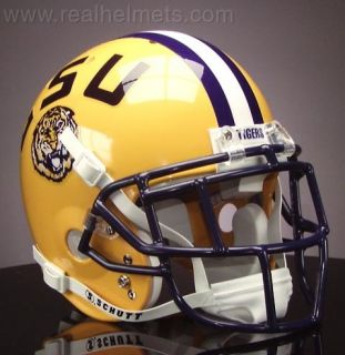 LSU Tigers Football Helmet Front Nameplate Decal