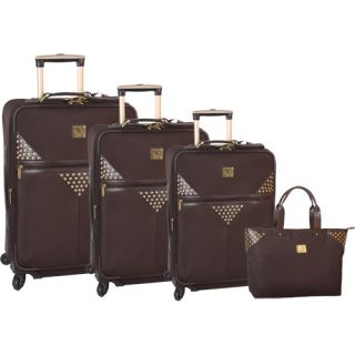 Diane Von Furstenberg Lucile 4 PC Luggage Set Brown