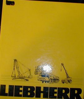 Liebherr LTM 1120 1 LTM 1120 1 Crane Parts Manual Book