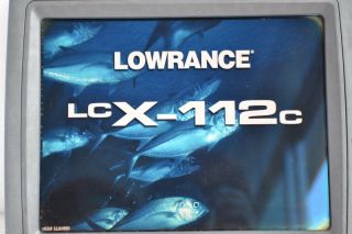 Lowrance LCX 112C Sonar GPS Chartplotter Combo only head unit No