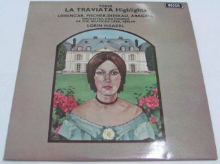 Traviata Highlights Pilar Lorengar Lorin Maazel Decca Set 483