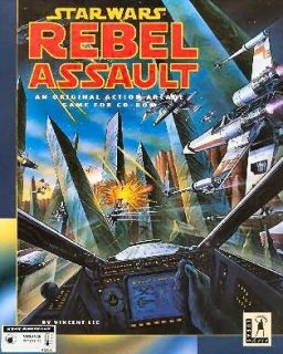 Rebel Assault Star Wars LucasArts w 1Click XP Vista CD