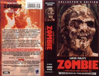 Lucio Fulcis Zombie The Dead Are Among US VHS Anchor Bay Collectors