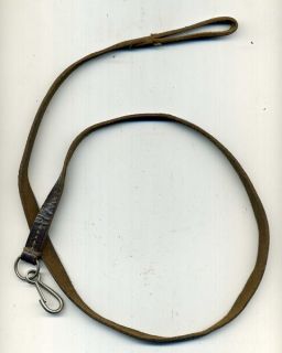 Vintage Leather Pistol Lanyard Luger P08 Walther P38