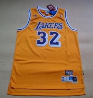 Los Angeles Lakers Magic Johnson Classic Yellow Jersey