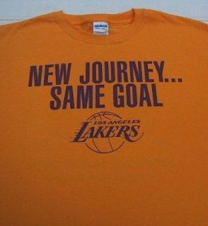 Los Angeles Lakers Opening Night 2010 Promo XL T Shirt
