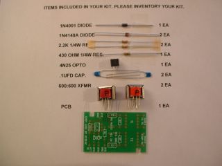 Easy Digi Sound Card Interface PSK Rtty SSTV Nbems JT 65 PCB Kit