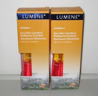 Boxes of Lumene Vitamin C Dry Skin Comfort Radiance Cocktail 1 FL OZ