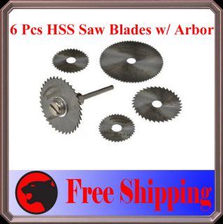 Pcs High Speed Steel Saw Blades w/ Arbor