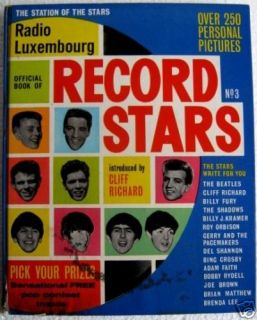 Record Stars Radio Luxemburg Elvis Beatles 64
