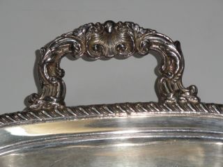 Silver Plated Serving Meat Roast Tray Platter LURALINE L. Luria Son
