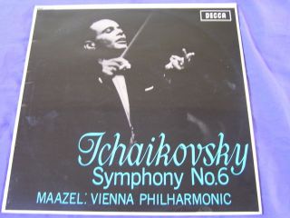 Tchaikovsky 6 Maazel VPO Decca SXL 6164 UK 60s N B RARE Stereo LP