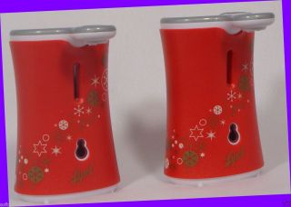 Lysol Unit No Touch Hand Soap System Dispenser w Red Holiday Cover