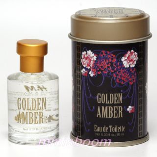 Golden Amber Eau de Toilette 0 33 oz 10 ml Mini New