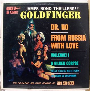 Zero Zero Seven Band James Bond Thrillers Goldfinger LP VG 23200 Vinyl