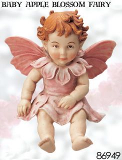 Retired Cicely Mary Barker Baby Apple Blossom Flower Fairy Ornament