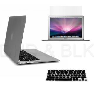 in 1 Gray Hard Case for MacBook Air 13 Keyboard Cover LED Screen