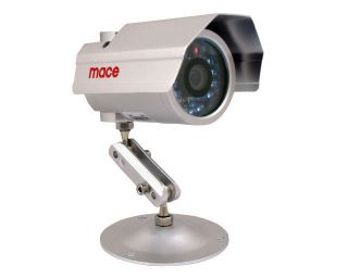 Mace CAM47BIR Weatherproof CCTV Security Camera W Night Vision Audio