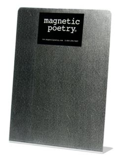 Magnetic Poetry® Metal Easel 6 x 8 Magnets Board 4016