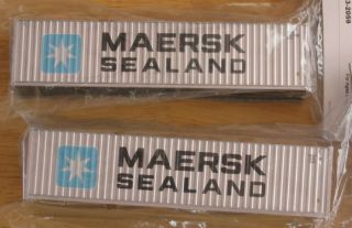 Walthers 2059 40 Hicube Containers Maersk Sealand