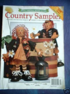 Country Sampler w Special Christmas Pattern Section