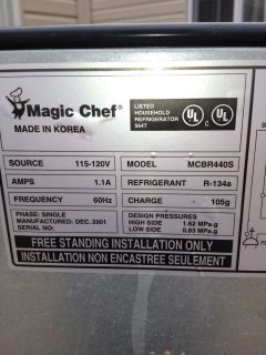 Magic Chef Mini Refridgerator Black
