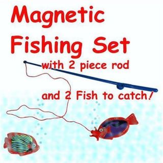12 Magnetic Fishing Rod and Line Game Stocking Fillers Party Bagtoy