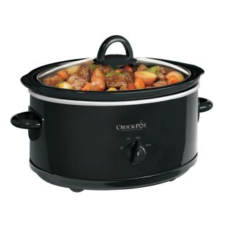  Pot SCV700B 7 Qt Slow Cooker Black Cook Carry Make Easy Stews Roasts