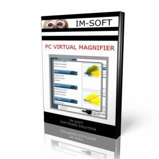 PC Computer Screen Magnifier Magnification Software New
