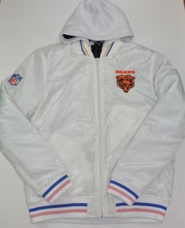 Majestic Athletic NFL Chicago Bears Hooded Poly Football Letterman