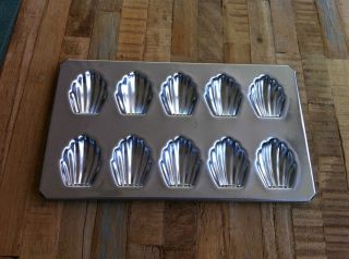 MADELEINE Metal Cookie Candy Sheet Pan French Baking Mold Madeleines