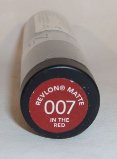 Revlon Matte Lipstick SEALED 007 in The Red
