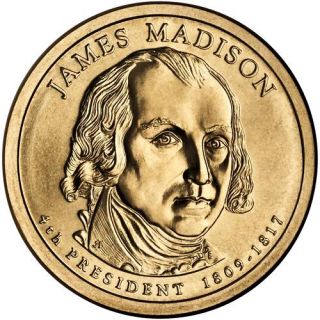2007 P J Madison Dollar BU Taken from Mint Roll