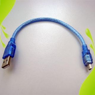 25cm USB A Male to Mini B 5pin Male USB 2 0 Cable 9873