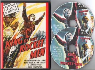King of The Rocket Men 1949 Republic Serial on 2 DVDs