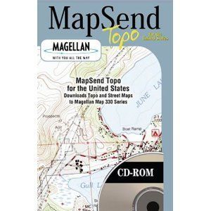 Magellan MapSend Topo US   Maps for MAP 330, 330M Meridian Color GPS