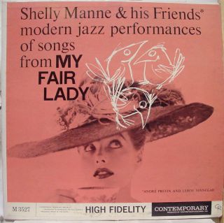 Shelly Manne Friends My Fair Lady LP VG M3527 Vinyl 1956 Record