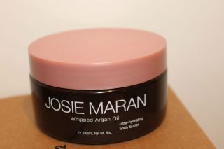 Josie Maran Whipped Argan Oil Body Butter Vanilla Apricot New 8 Oz