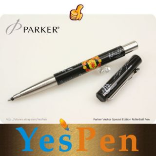 Parker Rollerball Pen Manchester United Autograph of Star Players