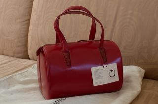 Marcus Red Florence Italy Purse Bag New