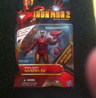 Marvel Legends Iron Man 2 Tony Stark Mark IV RARE Wal Mart Exclusive