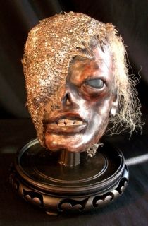 Mummy Head Gothic OOAK Sculpted Art by D L Marian