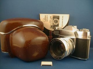 Mint Kodak Retina Reflex S, 50mm f/1.9 Lens, Case, O/M, Dr. Decooman